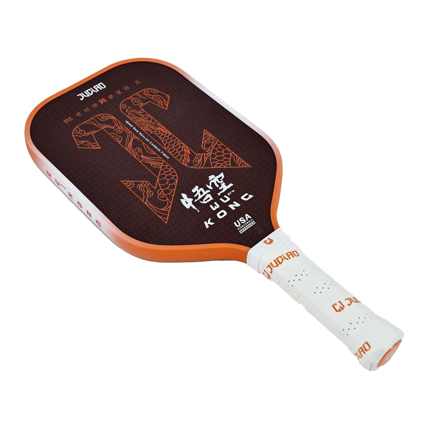 WUKONG 1.0 Carbon Fiber Pickleball Paddles (Orange 16MM)