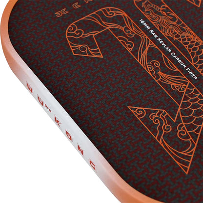 WUKONG 1.0 Carbon Fiber Pickleball Paddles (Orange 16MM)